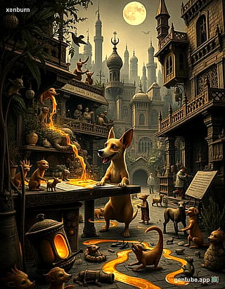 🐕 Today's Drop: The Storyteller | Arabesque Fantasy by xenburn (1440x2560)'