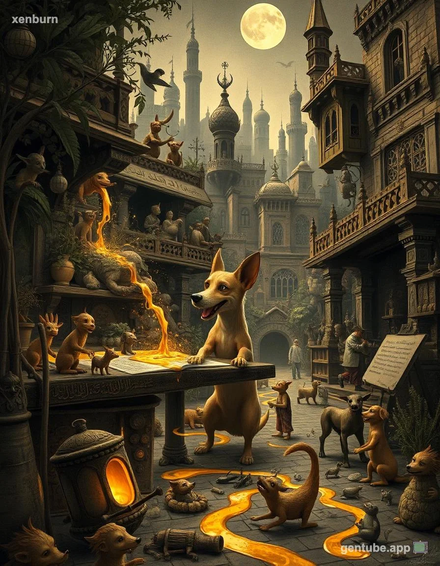 🐕 Today's Drop: The Storyteller | Arabesque Fantasy by xenburn (1440x2560) picture 1 of 1