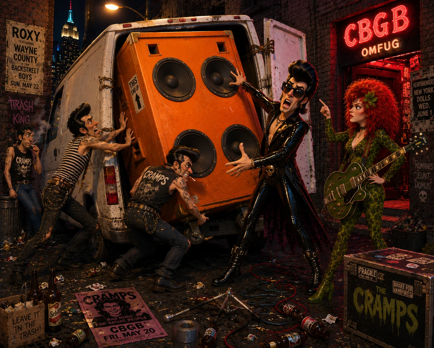 Ladies and Gentlemen, I Present… THE CRAMPS — NYC, 1977 picture 1 of 1