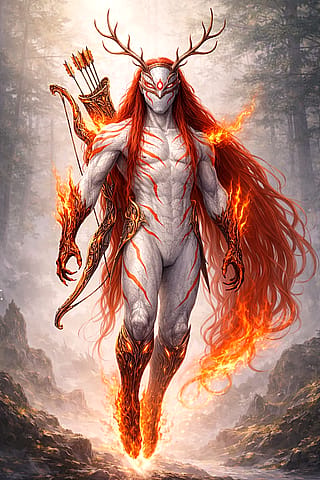 I was imagining if there were other creatures from another world and this image came to my mind'