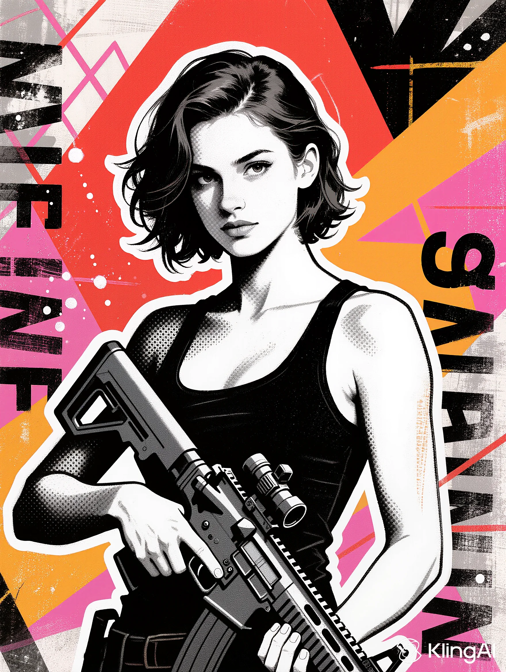 Soldier Woman Pop Art picture 1 of 8