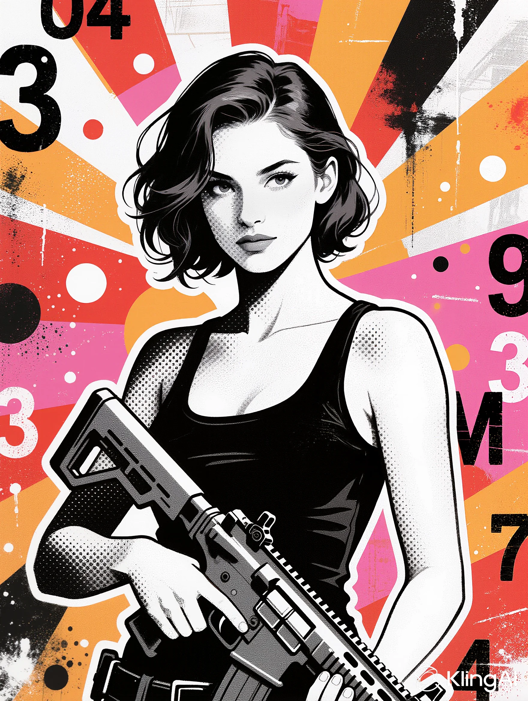 Soldier Woman Pop Art picture 4 of 8