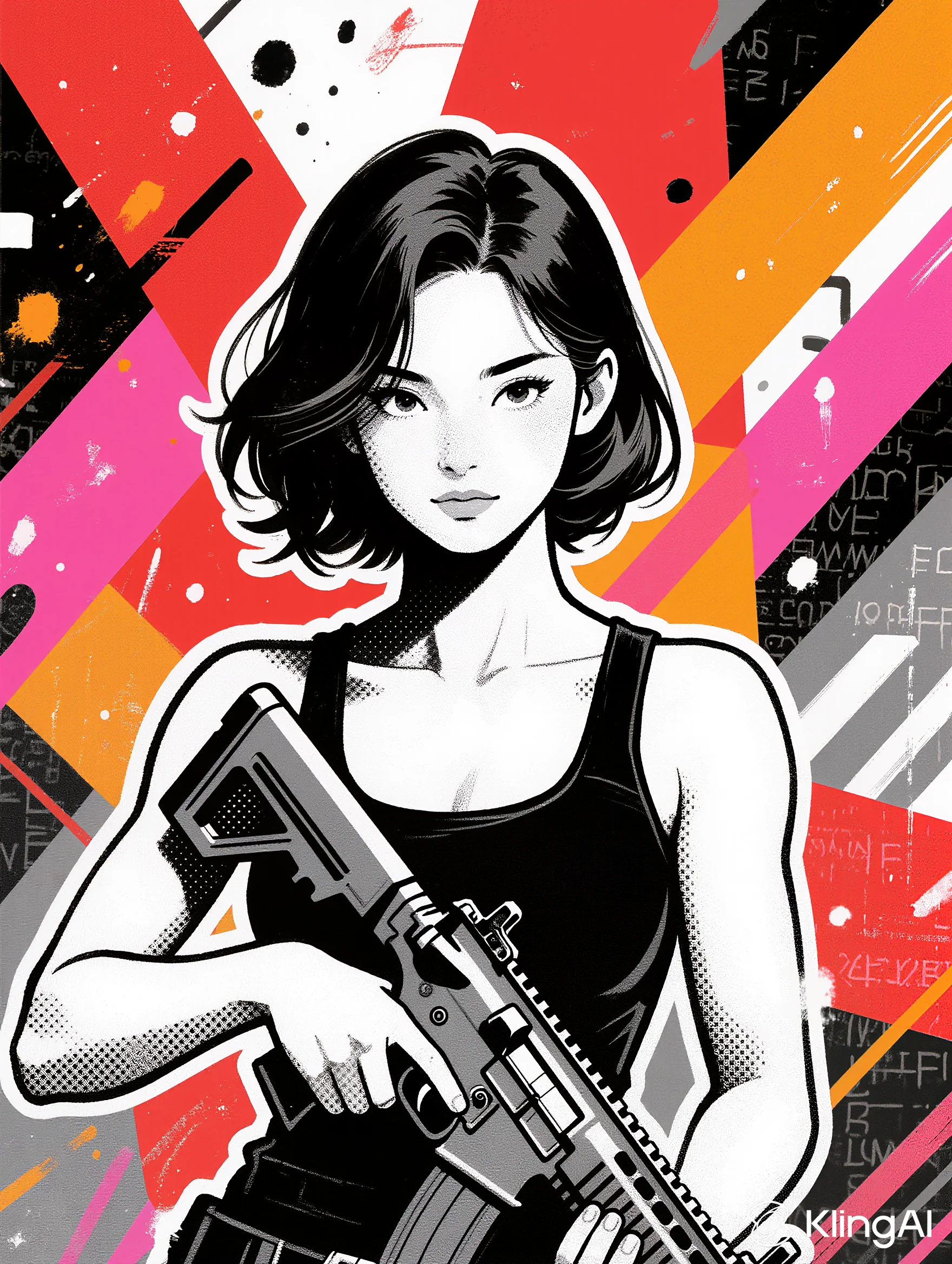 Soldier Woman Pop Art picture 6 of 8