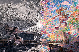 Inside you there are two anime girls'
