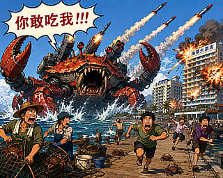 A friend went on a fishing holiday, so I sent them this "postcard" via sms.'