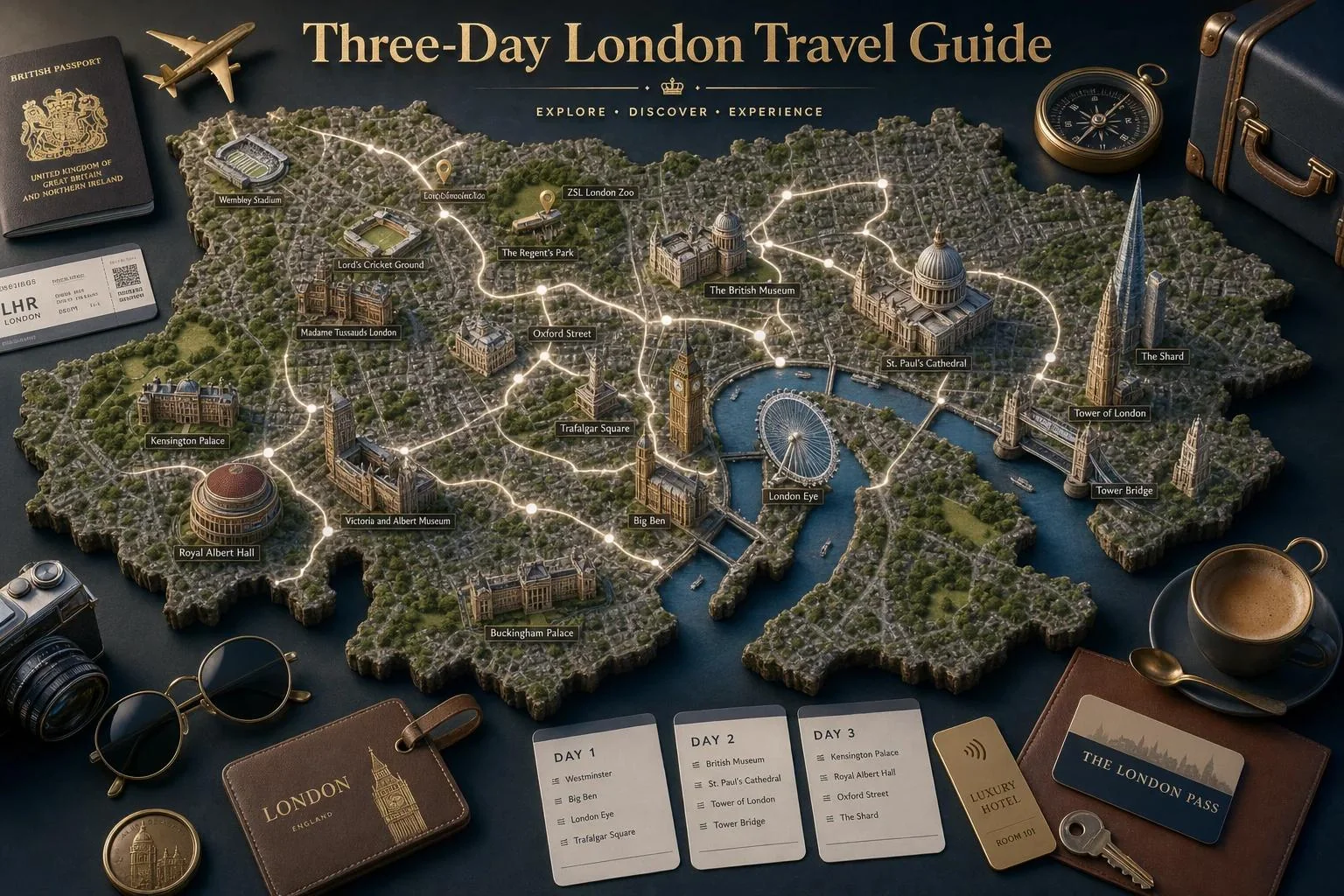 I used GPT Image 2 to turn a 3-day city trip into one clean visual guide picture 1 of 5