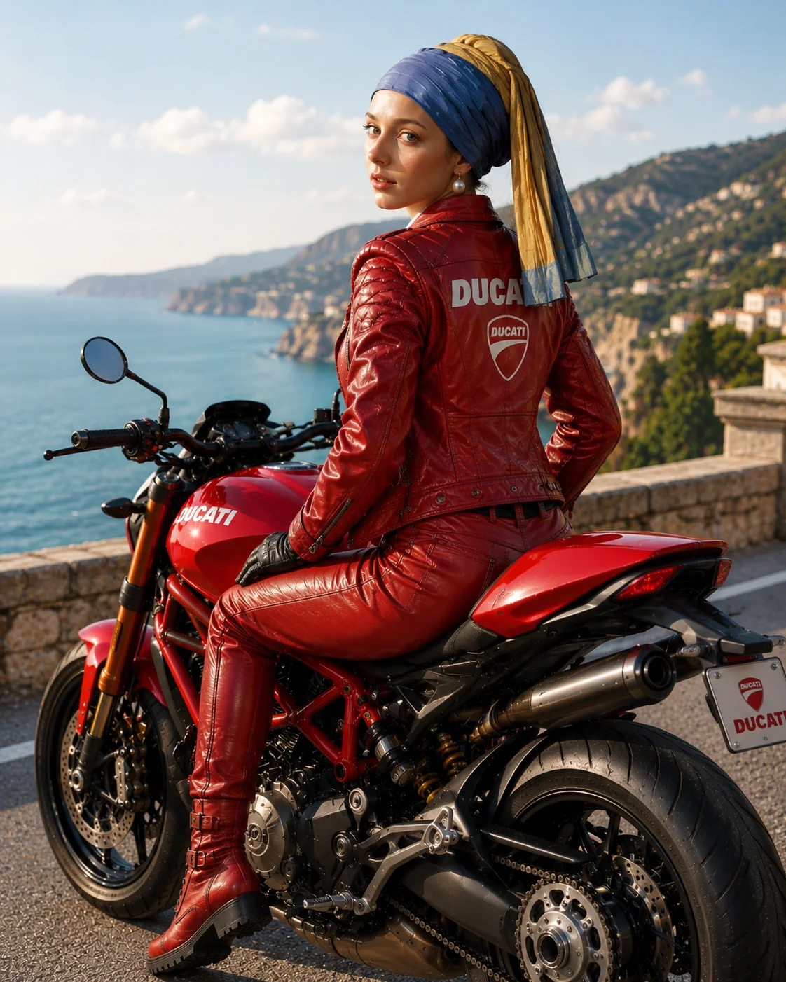 Who said pearls and bikes didn't mix picture 1 of 1