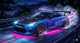 Had Gemini generate a drift car using the prompt in the description'