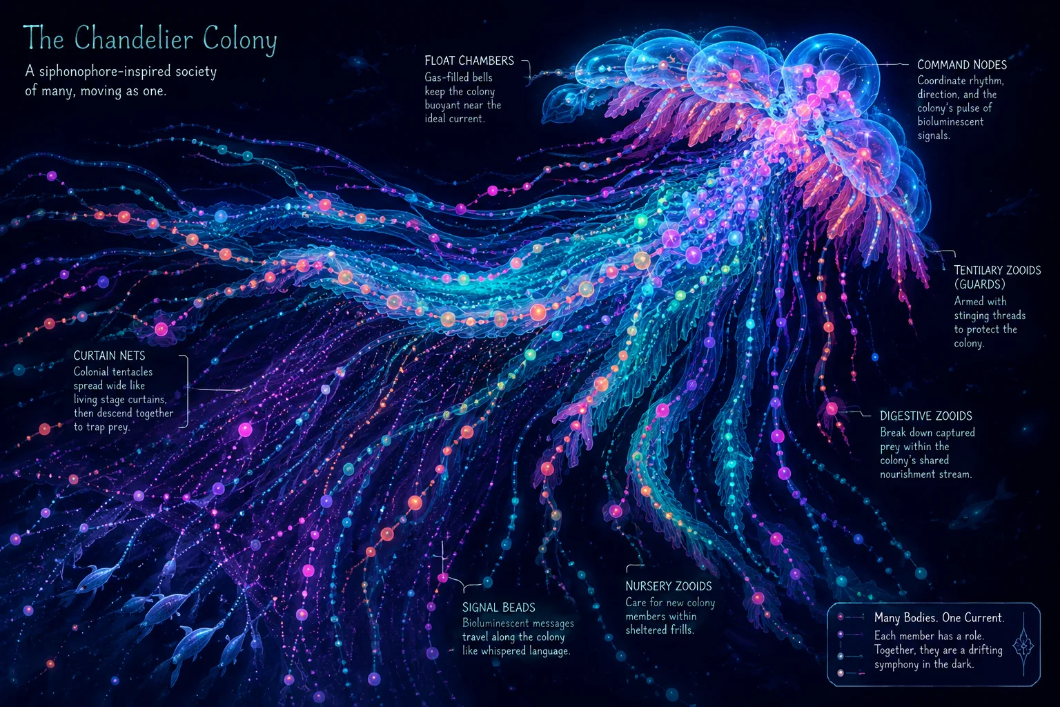 Using my painting and AI to make Ocean midnight zone creatures picture 7 of 7