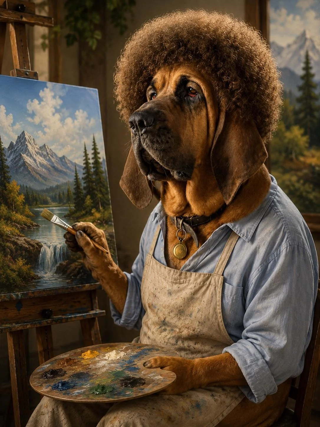 One of my favorite uses of AI is turning my dog into fun characters. These are some of my favorites. picture 2 of 11