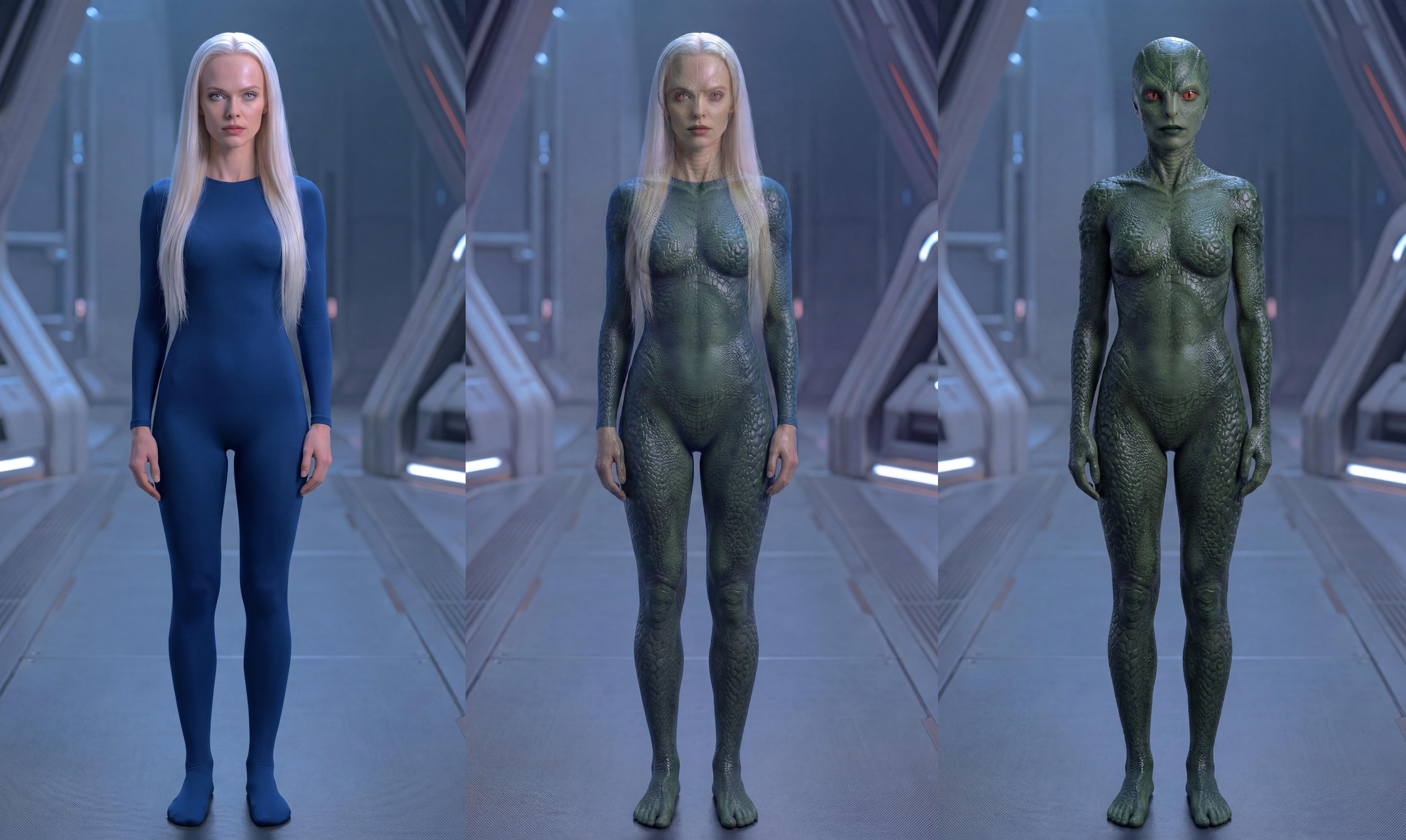 My Reimagined "Visitors" alien based from V (1983) TV show! picture 1 of 1