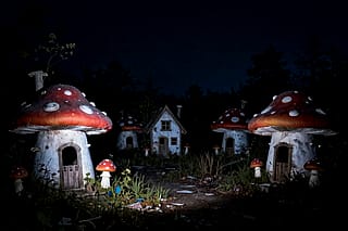 "I found the Smurfs' secret village finally, but it was abandoned."'