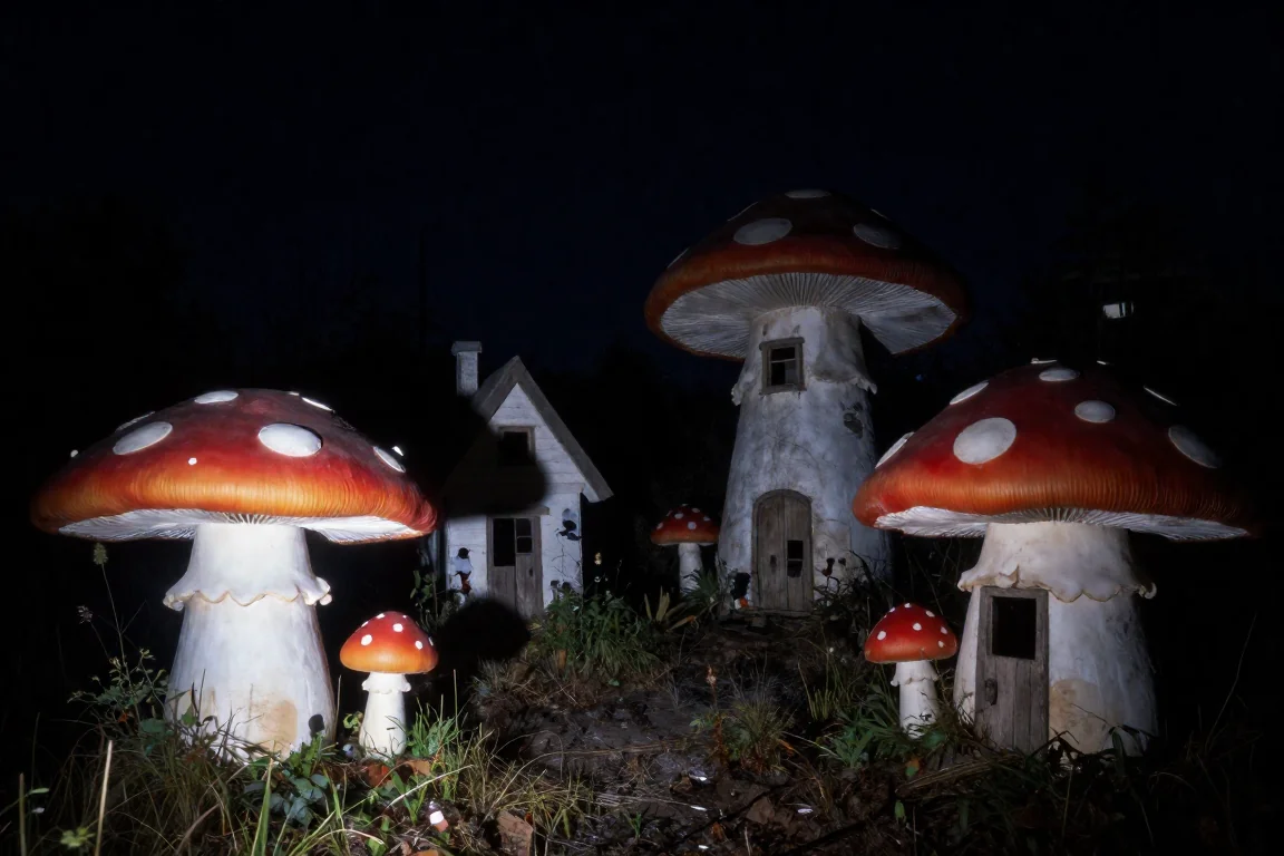"I found the Smurfs' secret village finally, but it was abandoned." picture 4 of 10