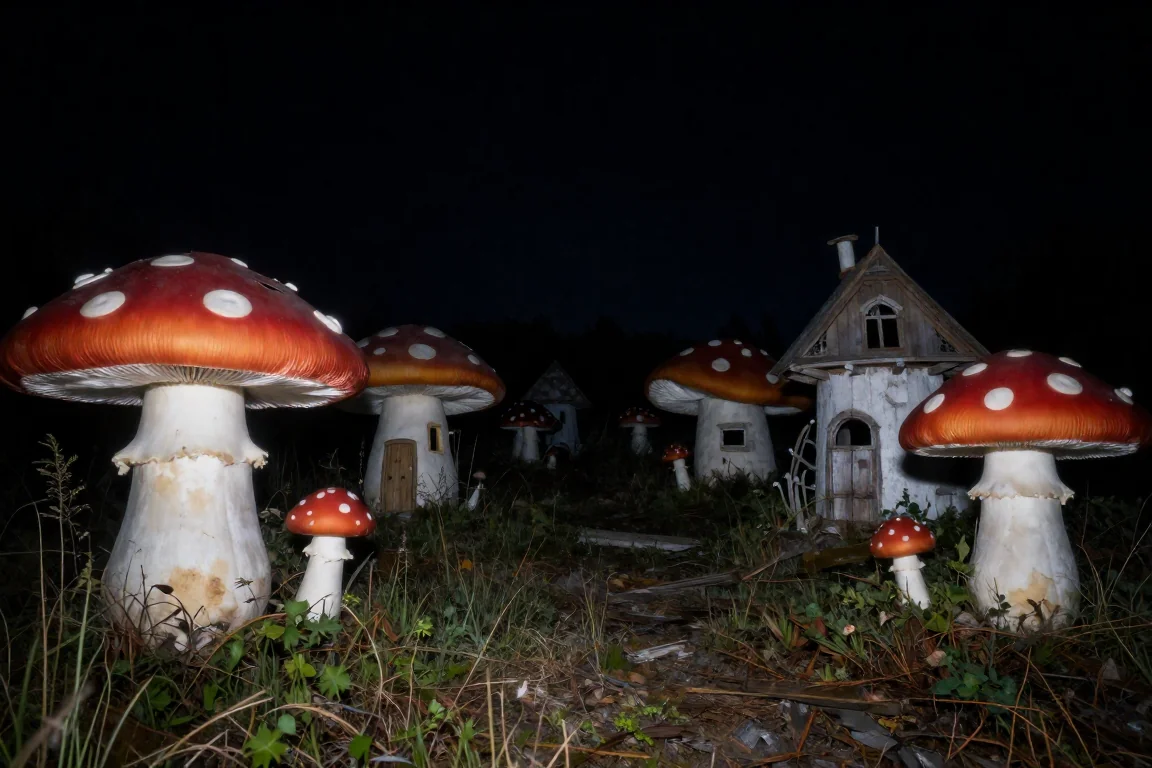"I found the Smurfs' secret village finally, but it was abandoned." picture 6 of 10