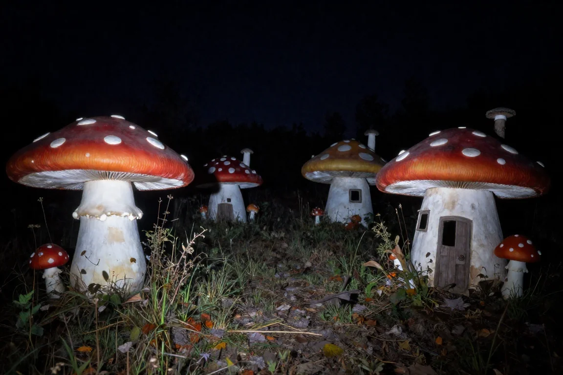 "I found the Smurfs' secret village finally, but it was abandoned." picture 7 of 10