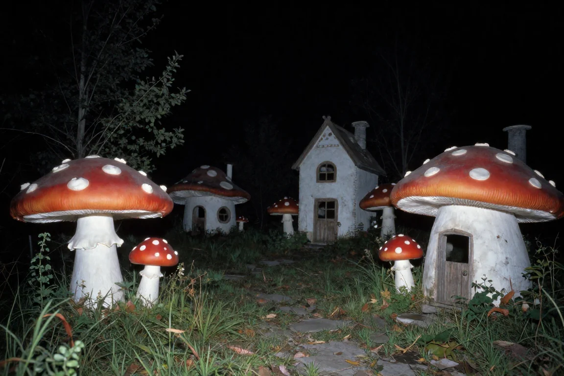 "I found the Smurfs' secret village finally, but it was abandoned." picture 10 of 10