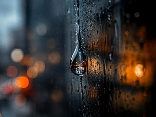 A City Caught in a Drop'