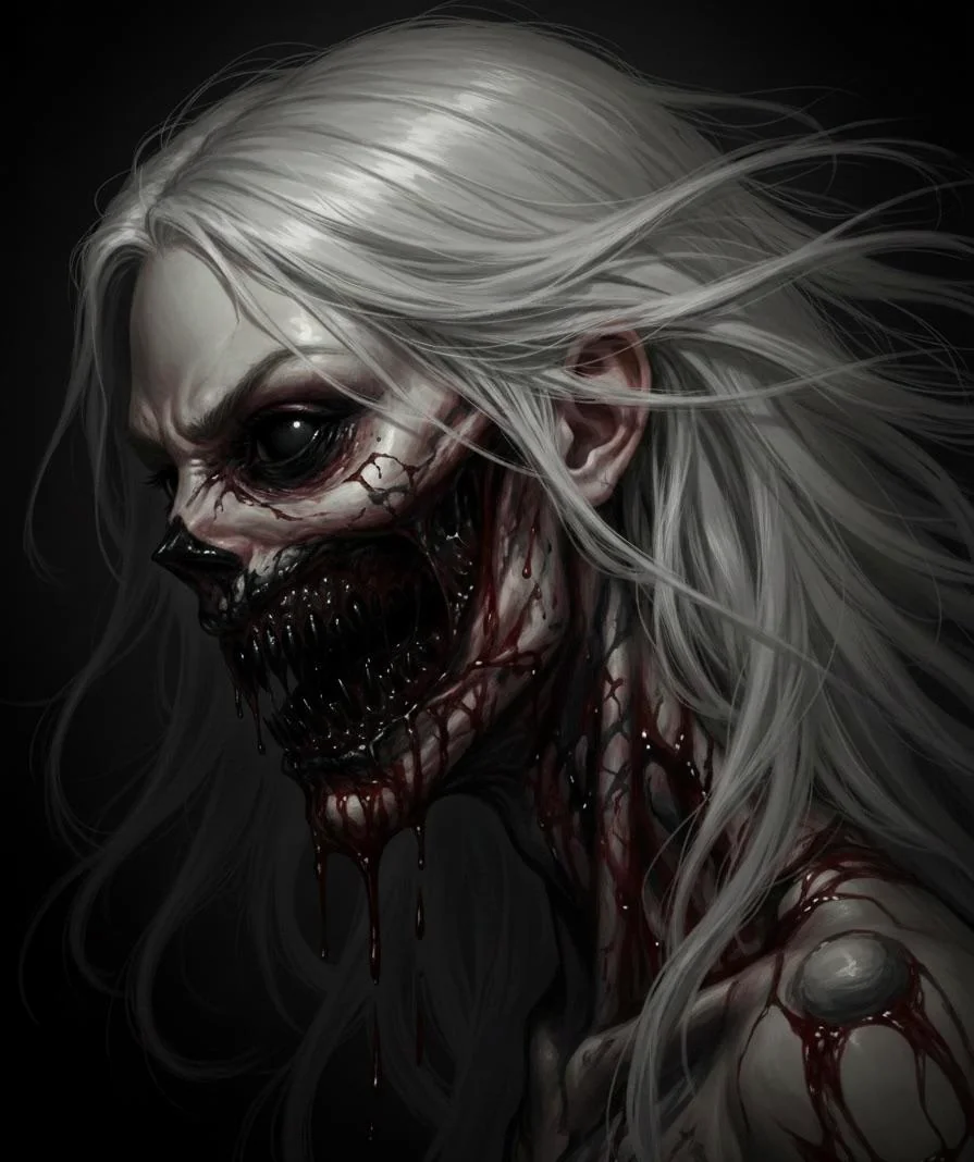 A character from a book im writing. A priestess that fell from holiness into a life as a monster. picture 2 of 2
