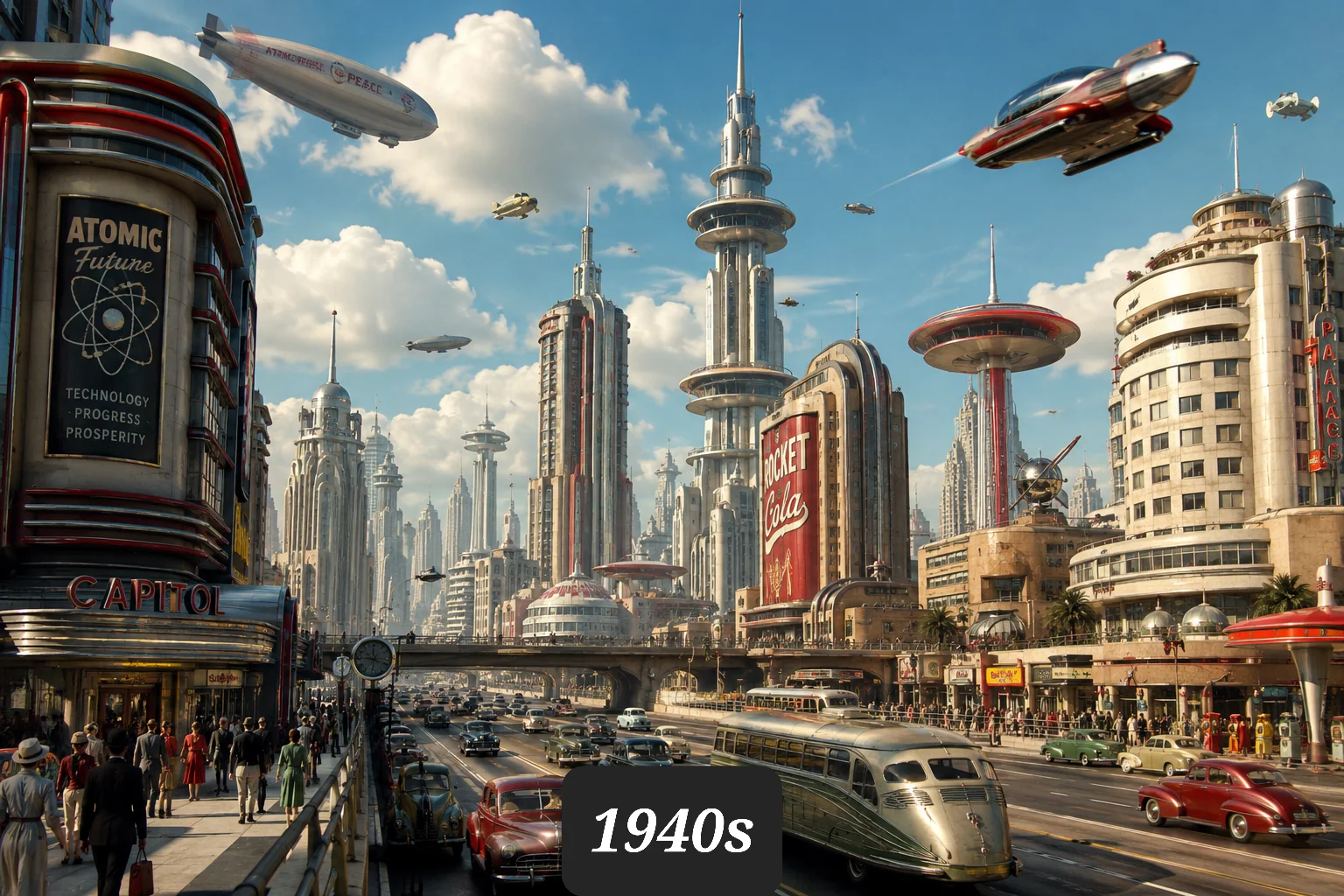 Okay, I made sci-fi images for each decade, let me know which one is your favorite. picture 4 of 11