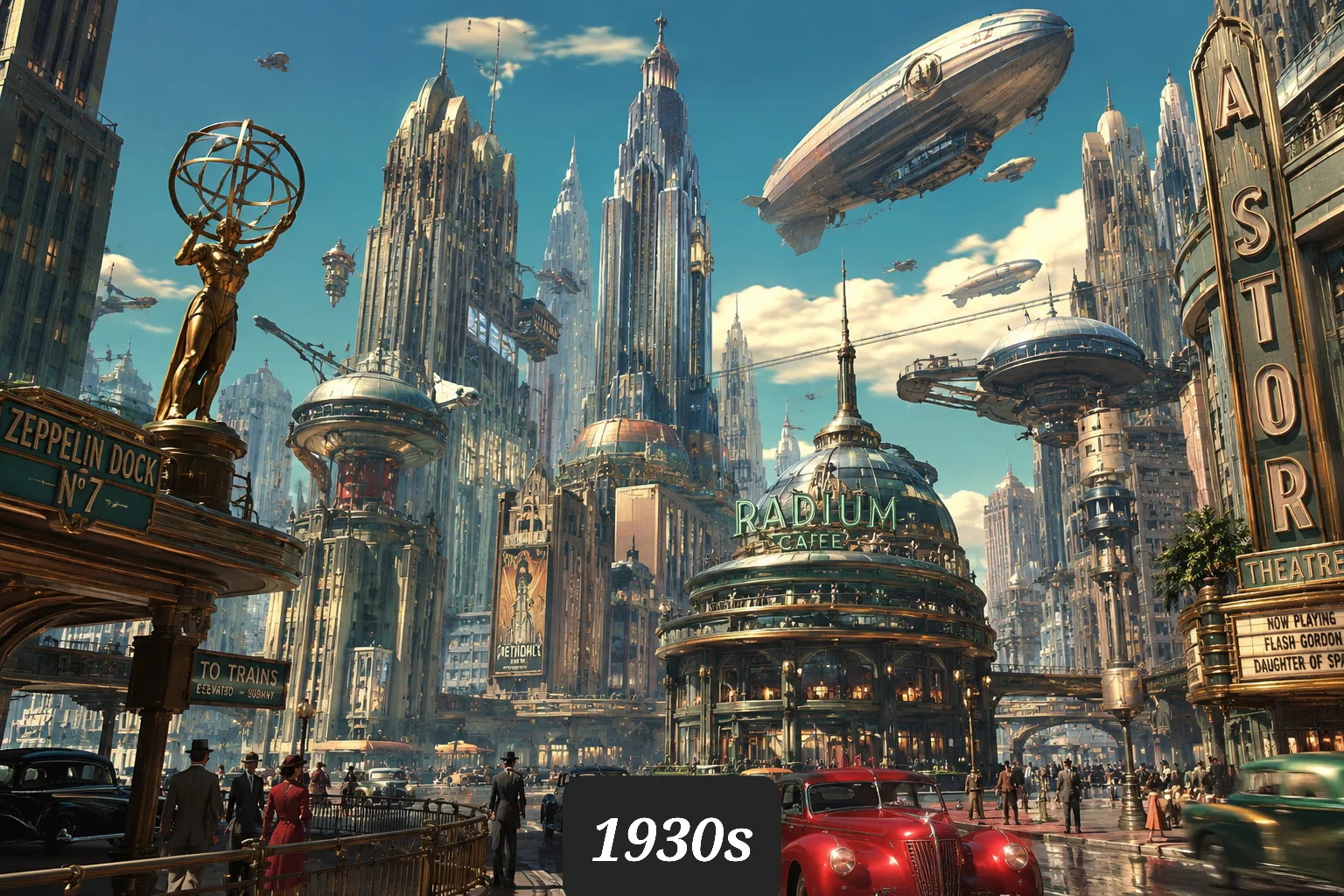 Okay, I made sci-fi images for each decade, let me know which one is your favorite. picture 5 of 11