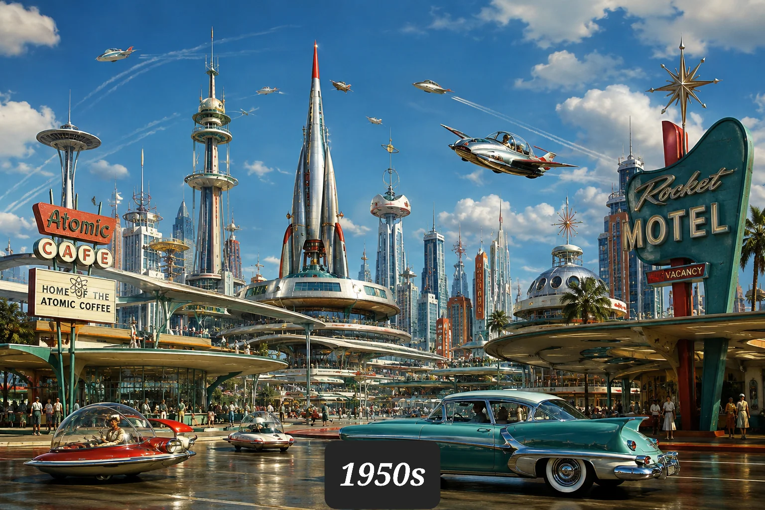 Okay, I made sci-fi images for each decade, let me know which one is your favorite. picture 10 of 11