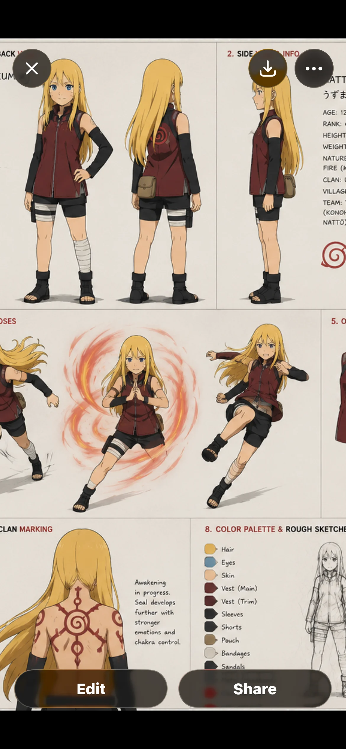 I gave Sarada and Boruto a daughter picture 2 of 14