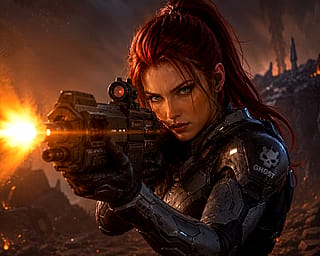 StarCraft fanart: Sarah Kerrigan'