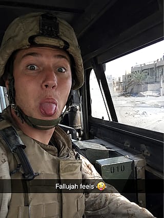 I asked chatgpt to generate a picture of a soldier's selfie and this is what it gave me'