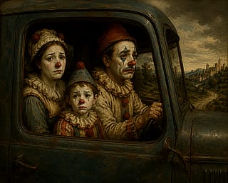 Clown Family'