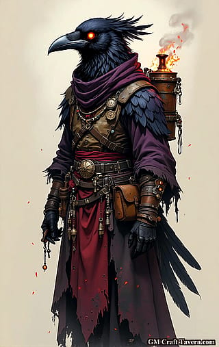 Kenku Alchemist Seeks New Quest'