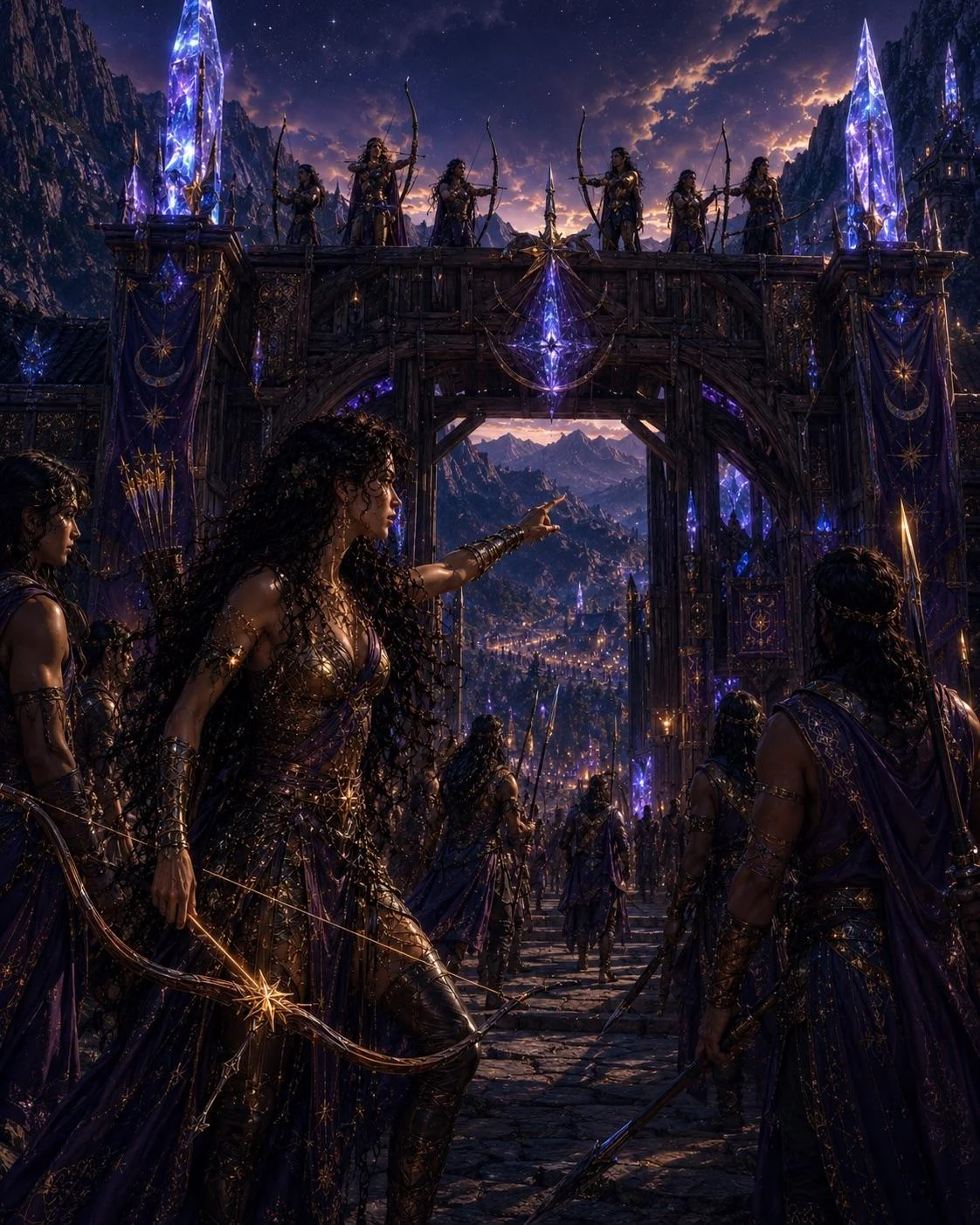 The Celestial Archer of the Crystal Village 🌌 picture 2 of 10