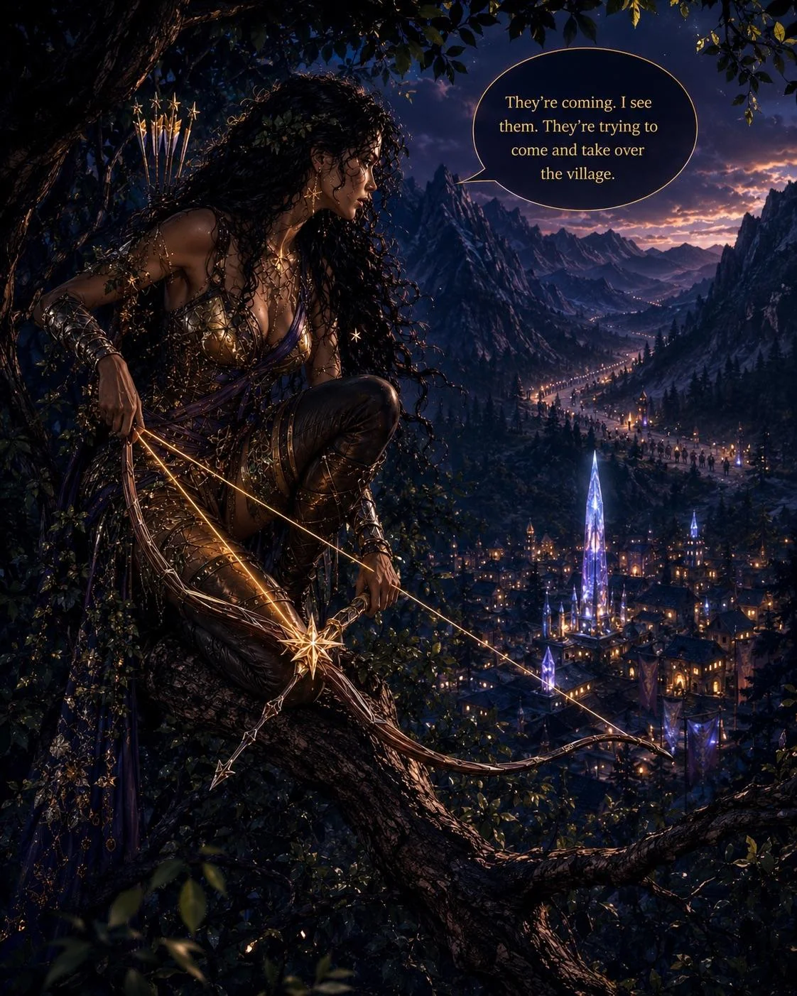 The Celestial Archer of the Crystal Village 🌌 picture 5 of 10