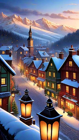 🏔️ Cozy Village Vibes'