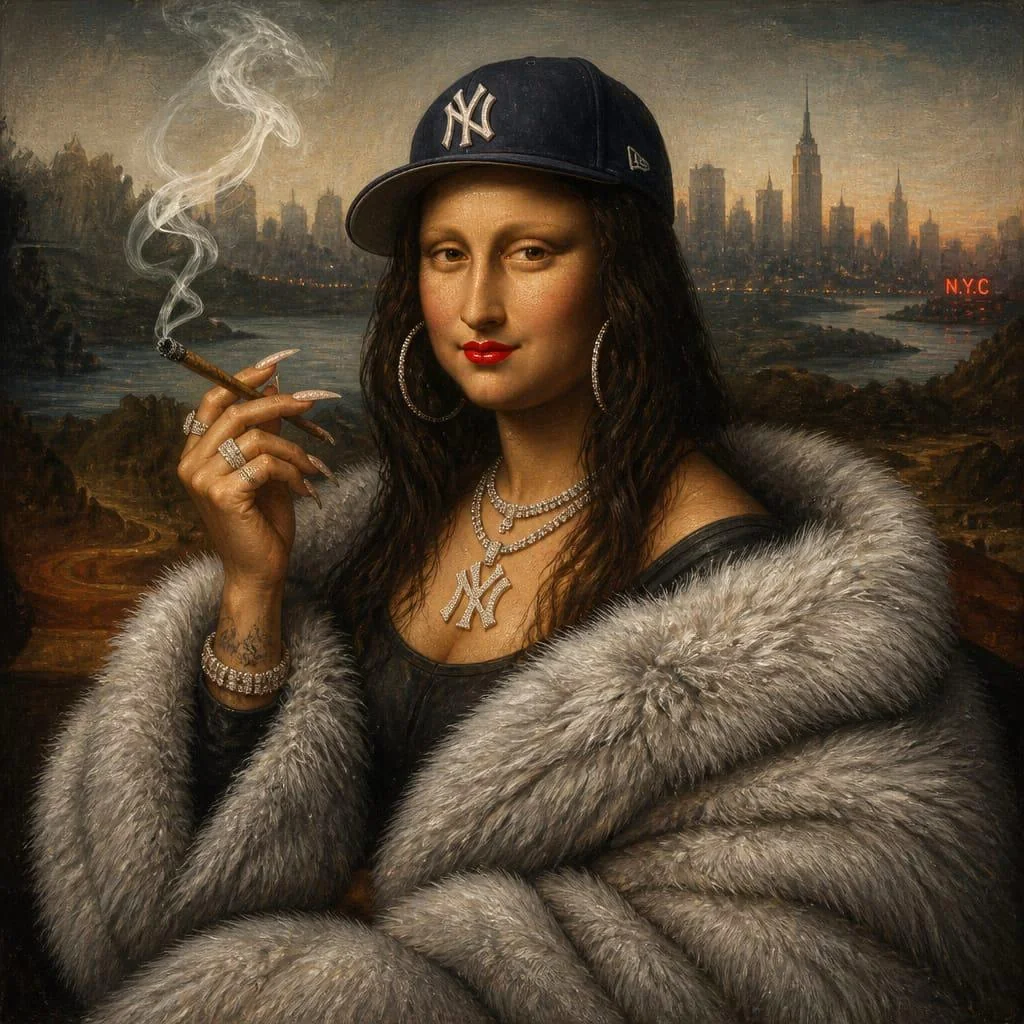 Modern NYC mona Lisa picture 1 of 1