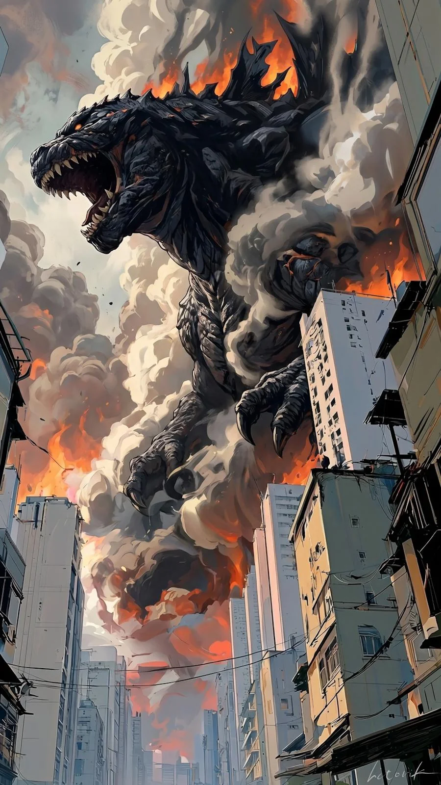 Roar of the Collapsing City / Phone Wallpaper Archives picture 1 of 1