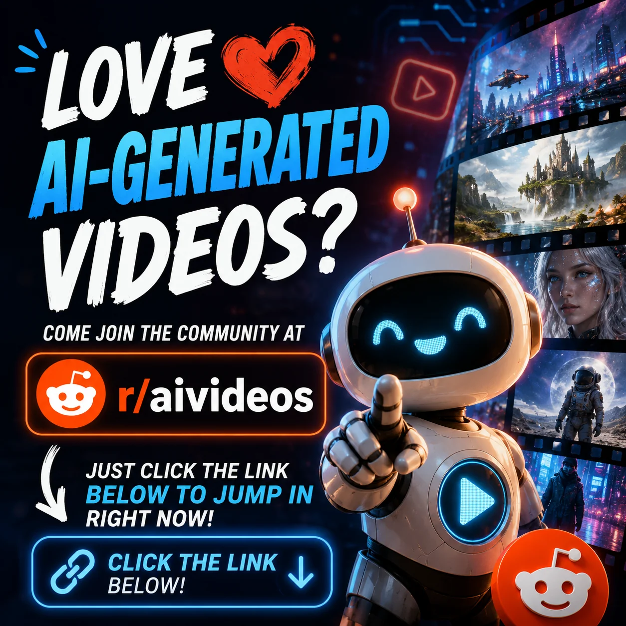 Love AI-generated videos? Join us at r/aivideos picture 1 of 1