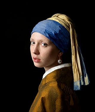 The Girl With the Pearl Earring - if Johannes Vermeer had a camera'