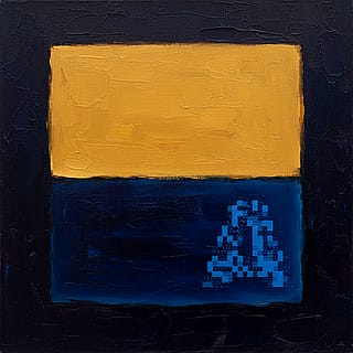 Day 2 of testing Gemini's reference-image feature with classic painters, Rothko this time.'