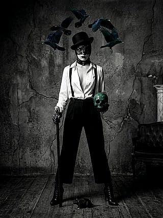 in the style of old surrealist photography'