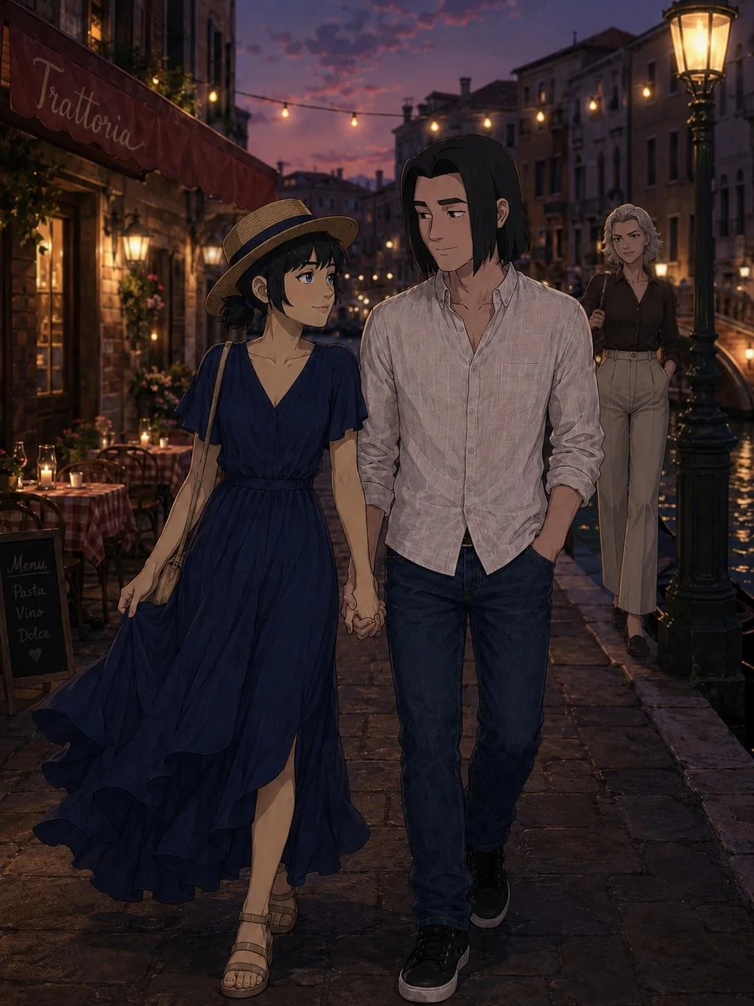 A romantic date in Venice but something’s not right. picture 2 of 6