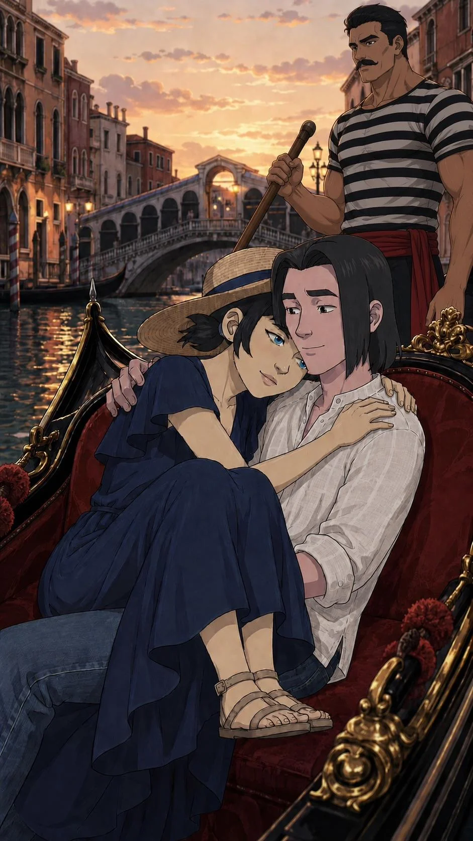 A romantic date in Venice but something’s not right. picture 4 of 6