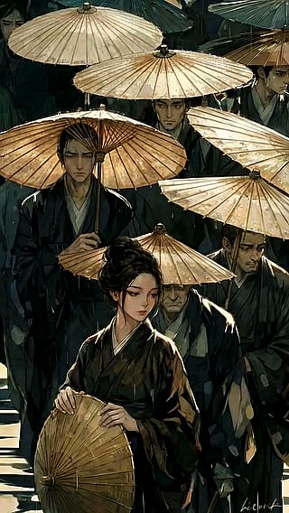 One Blooming Among the Umbrellas / Phone Wallpaper Archives'