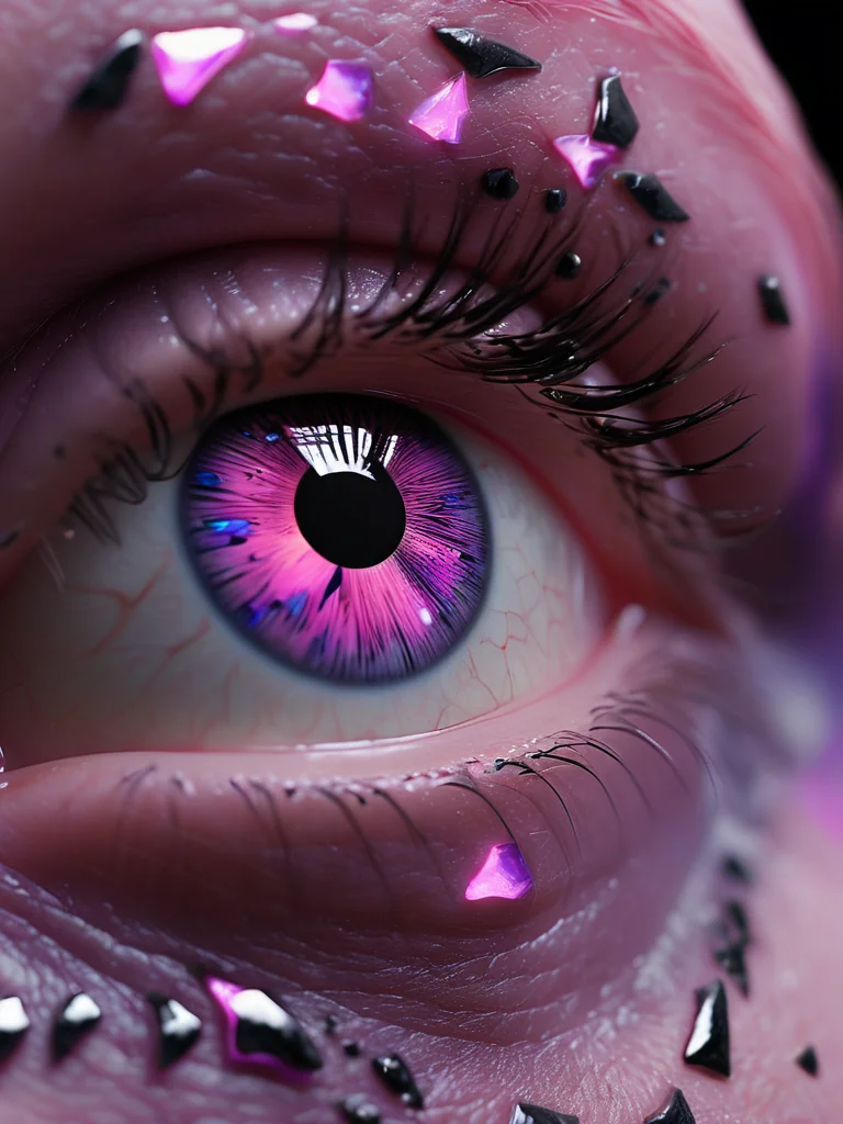 Shards of twilight in a violet gaze picture 1 of 1