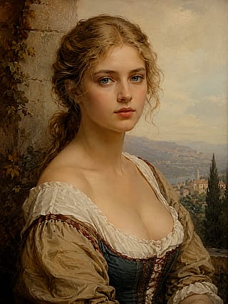 Peasant woman, 18th century'