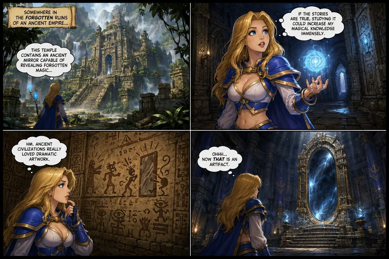 Jaina Proudmoore short funny comic picture 1 of 3