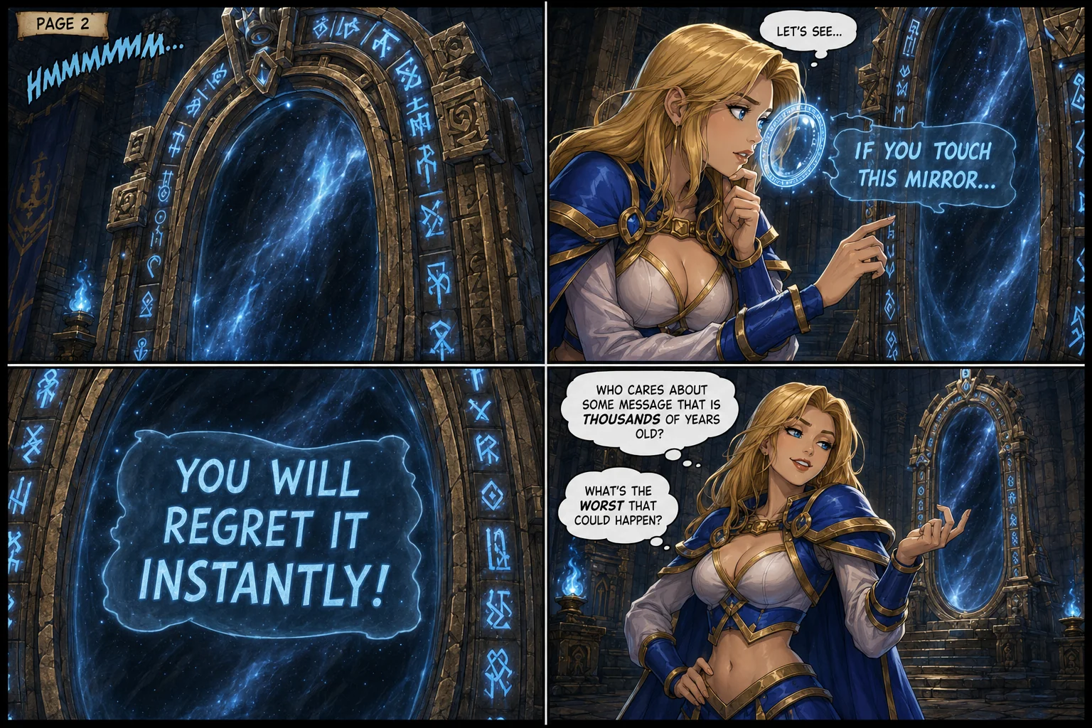 Jaina Proudmoore short funny comic picture 2 of 3