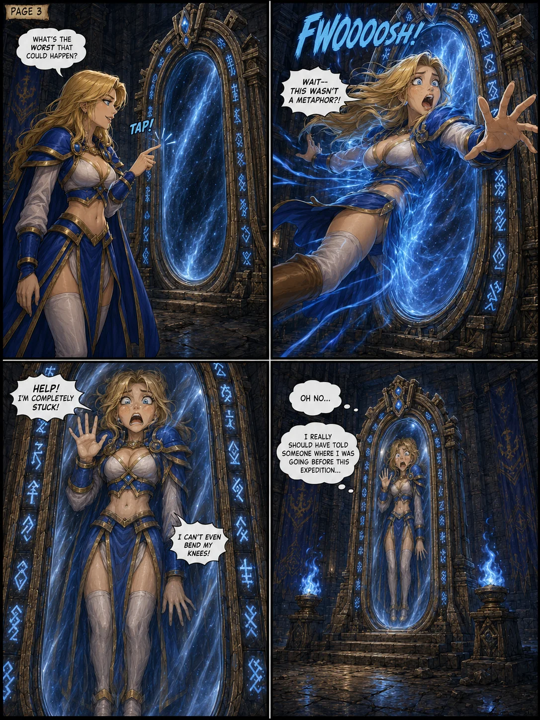 Jaina Proudmoore short funny comic picture 3 of 3