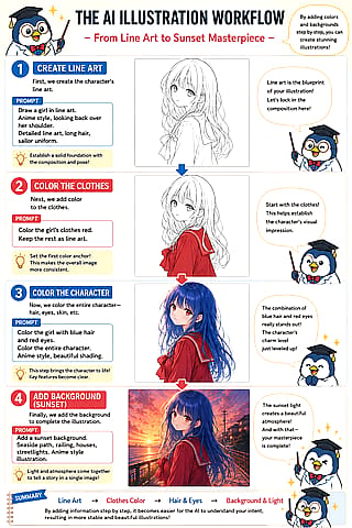 “AI Illustration Workflow Explained Simply”'