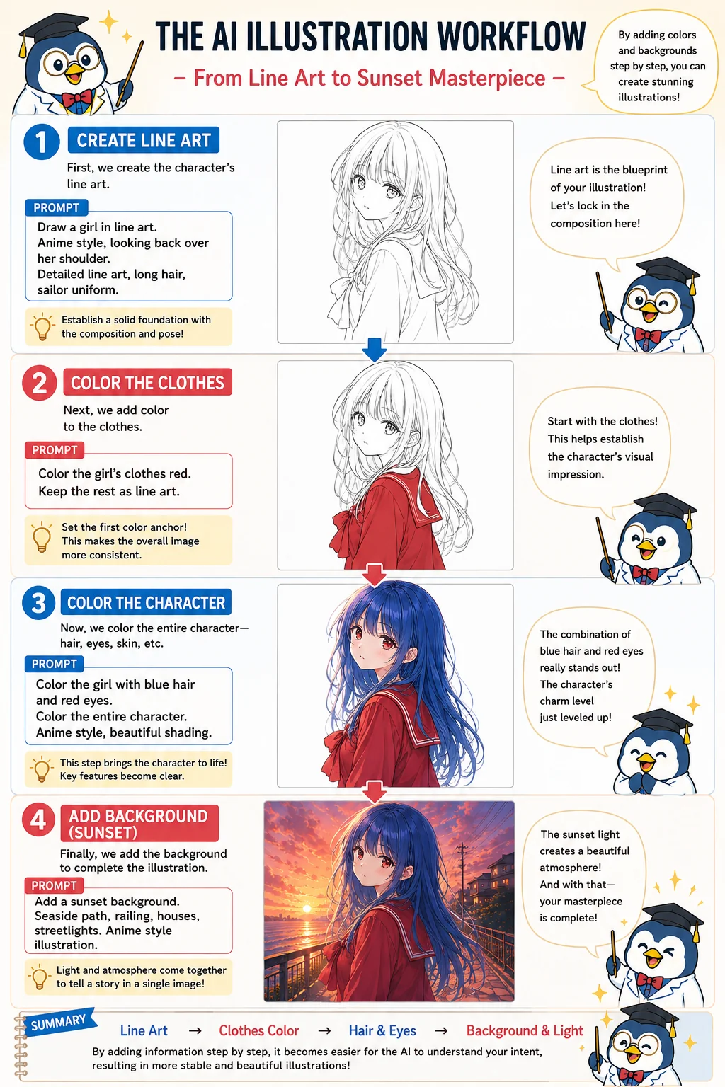 “AI Illustration Workflow Explained Simply” picture 1 of 2