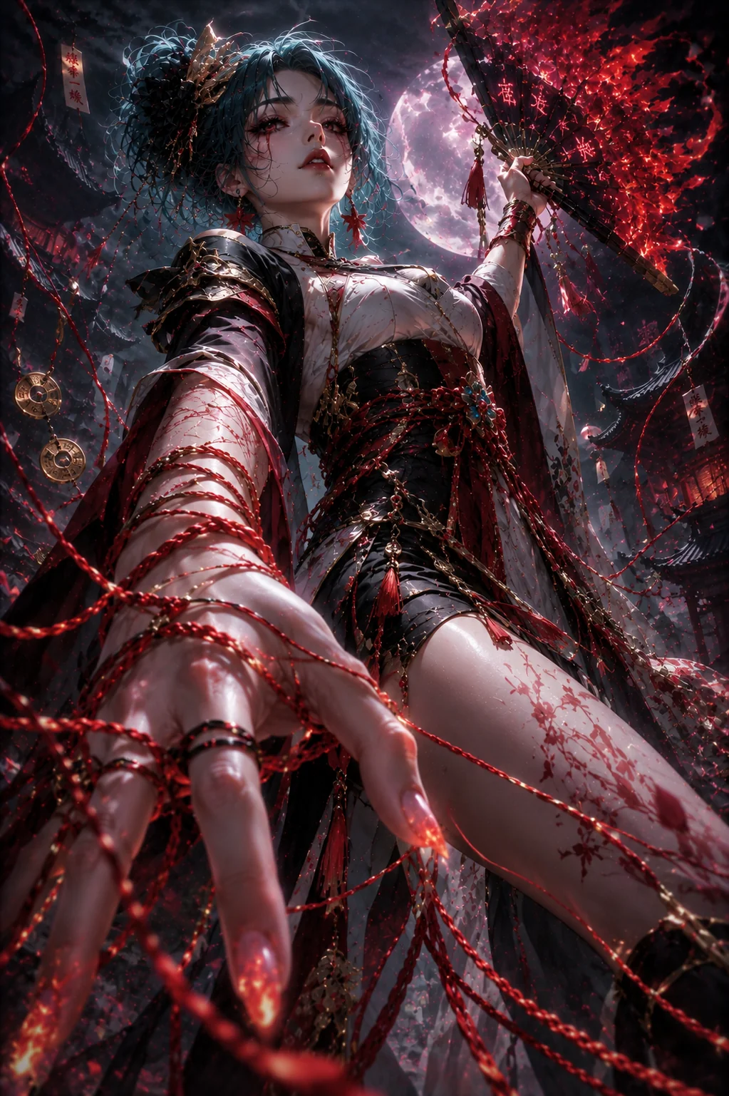Warrior of the red threads - Dark fantasy picture 1 of 1